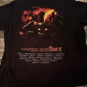 World Domination Tour II Black T-Shirt